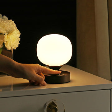 Owen 6.13" Bohemian Farmhouse Iron Rechargeable Integrated LED Table Lamp - JONATHAN Y